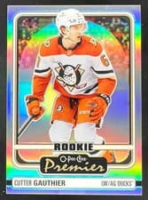 2024-25 O-Pee-Chee Platinum O-Pee-Chee Premier Cutter Gauthier #OP26 card