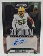 2025 Panini Prizm Draft Picks Sensational Signatures Derrick Harmon #59 card