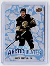 2024-25 Upper Deck Ice Arcticulates Justin Brazeau #AT-36 card