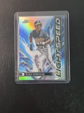 2025 Topps Cosmic Chrome Light Speed Rickey Henderson #LS-21 card