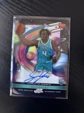 2025-26 Topps Cosmic Chrome First Flight Signatures Sion James #FF-SJ card