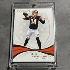 2019 Panini Immaculate Collection Andy Dalton #23