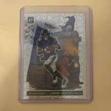2021 Panini Donruss Optic Downtown Lamar Jackson #DT-9