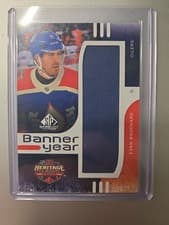 2024-25 SP Game Used 2023 Heritage Classic Banner Year Relics Evan Bouchard #BYHC-EB card