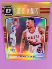 Damian Lillard 2017 Panini Donruss Optic Court Kings card