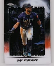 2025 Topps Chrome Update Night Terrors Julio Rodríguez #NT-15 card