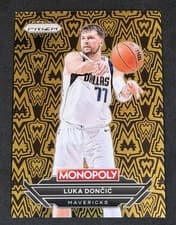 2024-25 Panini Prizm Monopoly Millionaire Black Luka Doncic #B10 card