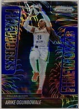 2025 Panini Prizm WNBA Fireworks Arike Ogunbowale #8 card