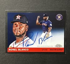 2025 Topps Chrome Platinum Autographs Ronel Blanco #CPA-RB card