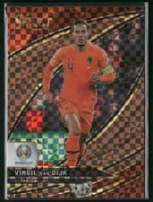 Virgil van Dijk 2020 Panini Select UEFA Euro card