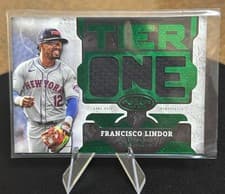 2025 Topps Tier One Die-Cut Relics Francisco Lindor #T1RD-FL