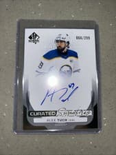 2024-25 SP Authentic Curated Signatures Alex Tuch #SPC-TU card