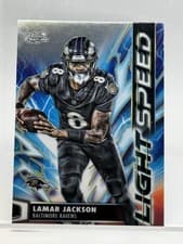 2025 Topps Cosmic Chrome Light Speed Lamar Jackson #LS-2 card