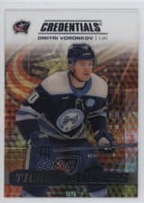 2025-26 Upper Deck Credentials Acetate Ticket Access Dmitri Voronkov #TA-DV card