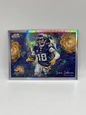 2025 Topps Cosmic Chrome Stars in the Night Justin Jefferson #STN-19 card