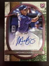 2025 Topps Museum Collection Archival Autographs Michael Young #AA-MY card