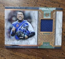 2025 Topps Museum Collection Meaningful Material Relics Salvador Perez #MMR-SP card