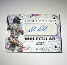 2025 Topps Inception Inception Molecular Autographs Corbin Carroll #IMA-CC card