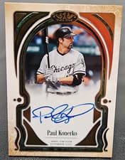 2026 Topps Tier One Tier One Talent Autographs Paul Konerko #T1TA-PK card