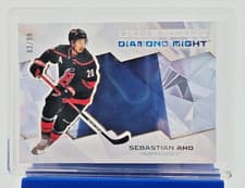 2025-26 Upper Deck Black Diamond Diamond Might Sebastian Aho #DM-SA card