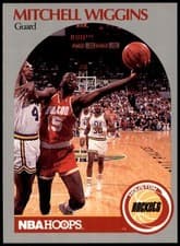 Mitchell Wiggins 1990-91 Hoops Base Set card