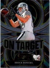 2025 Panini Select On Target Brock Bowers #13 card