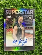 2026 Topps Chrome WWE 1986 Topps Autographs LA Knight #86T-LA card