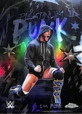 2026 Topps Chrome WWE Platinum Punk CM Punk #PLP-20 card