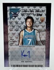 2025-26 Topps Shopping Spree Signatures Kon Knueppel #SSA-KK card