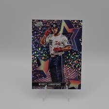 2025 Topps Cosmic Chrome StarFractor Wyatt Langford #SF-3 card