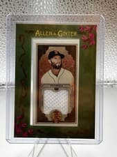 2025 Topps Allen & Ginter Allen & Ginter Mini Framed Relics Dustin Pedroia #MFR-DPE card