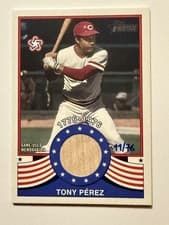 2025 Topps Heritage Bicentennial Relics Tony Pérez #BR-TP card