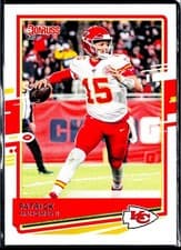Patrick Mahomes II 2020 Panini Donruss card