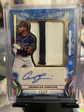 2025 Topps Inception Inception Autograph Jumbo Patch Chandler Simpson #IAJP-CSI card