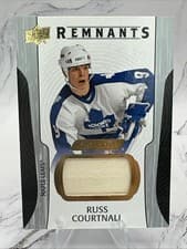 2024-25 Upper Deck Engrained Icons Remnants Russ Courtnall #R-RC card