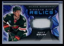 2025-26 Upper Deck Black Diamond Diamond Mine Relics Matt Boldy #DMR-MB