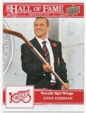 2025-26 Upper Deck Detroit Red Wings Centennial Hall of Famers (HOF) Ted Lindsay #123 card