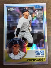 Aaron Judge 2018 Topps Chrome card