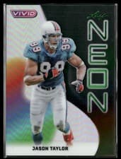 2025 Leaf Vivid Neon Jason Taylor #NB-29 card