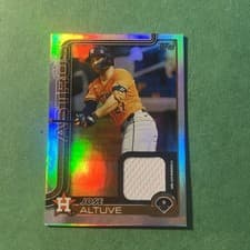 2025 Topps Real One Relics Jose Altuve #260 card