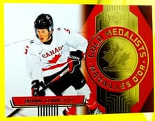 Brandt Clarke 2025 Upper Deck Tim Hortons Team Canada Gold Medalist card
