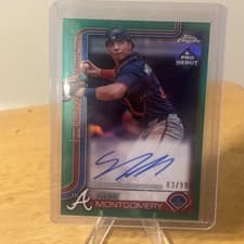 2025 Topps Pro Debut Chrome Autographs Nick Montgomery #PDC-147 card