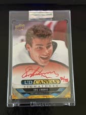 2024-25 Upper Deck Clear Cut Canvas Signatures Eric Lindros #CS-EL card