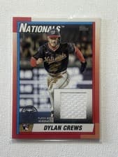 2025 Topps Update 1990 Topps Baseball Relics Dylan Crews #90RU-DC card