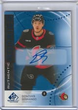 2025-26 SP Game Used Authentic Rookies Donovan Sebrango #AR-DS card