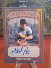 2025 Leaf Bronx Legacy Penstripes Wade Boggs #P-WB1 card
