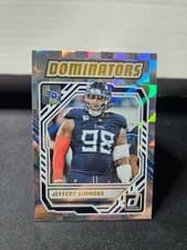 2025 Donruss Dominators Jeffery Simmons #DOM-JSS card