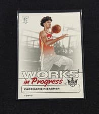 2024-25 Panini Court Kings Works in Progress Zaccharie Risacher #7 card