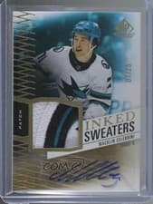 2025-26 SP Game Used Inked Sweaters Macklin Celebrini #IS-MC card
