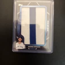 2026 Topps In The Name Relics George Springer #ITN-GS card